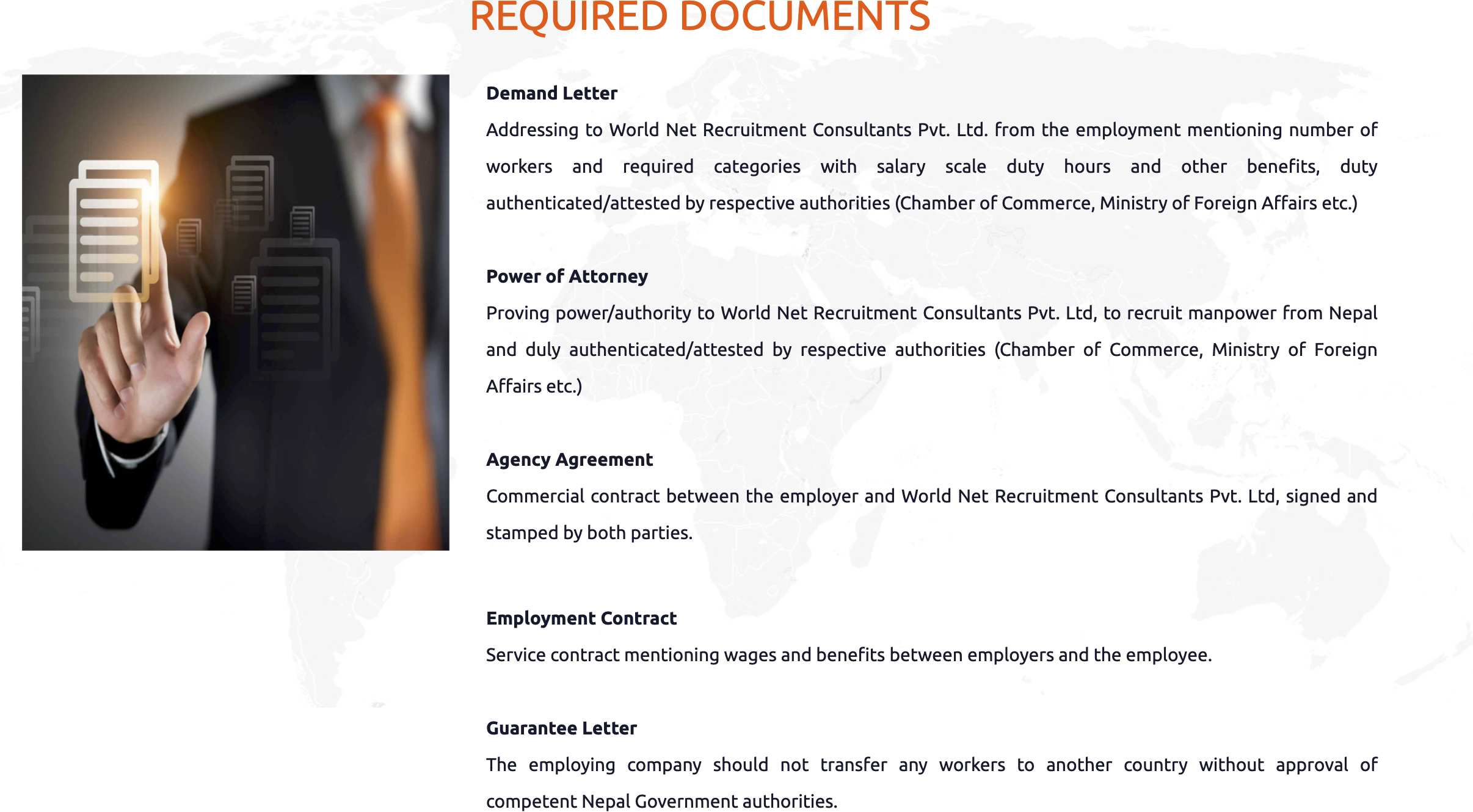 Notice for Completing and Submitting the Required Form